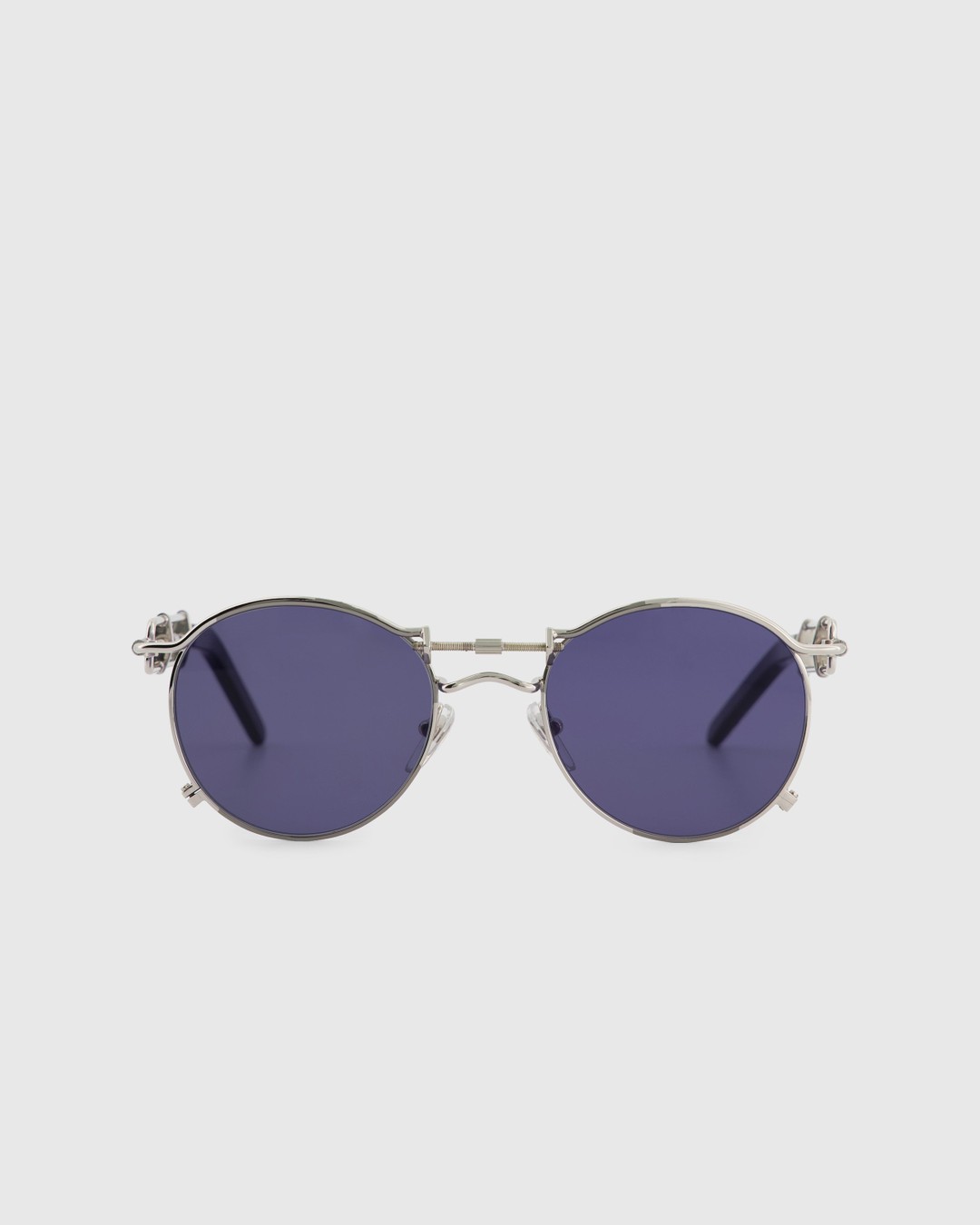 Jean Paul Gaultier x Burna Boy – 56-0174 Pas De Vis Sunglasses Silver - Eyewear - Silver - Image 1