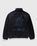 Stonewashed Canvas Bomber Jacket Black