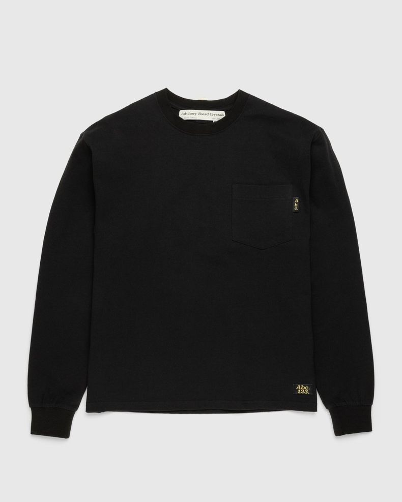 Abc. – Long Sleeve Pocket Tee Anthracite