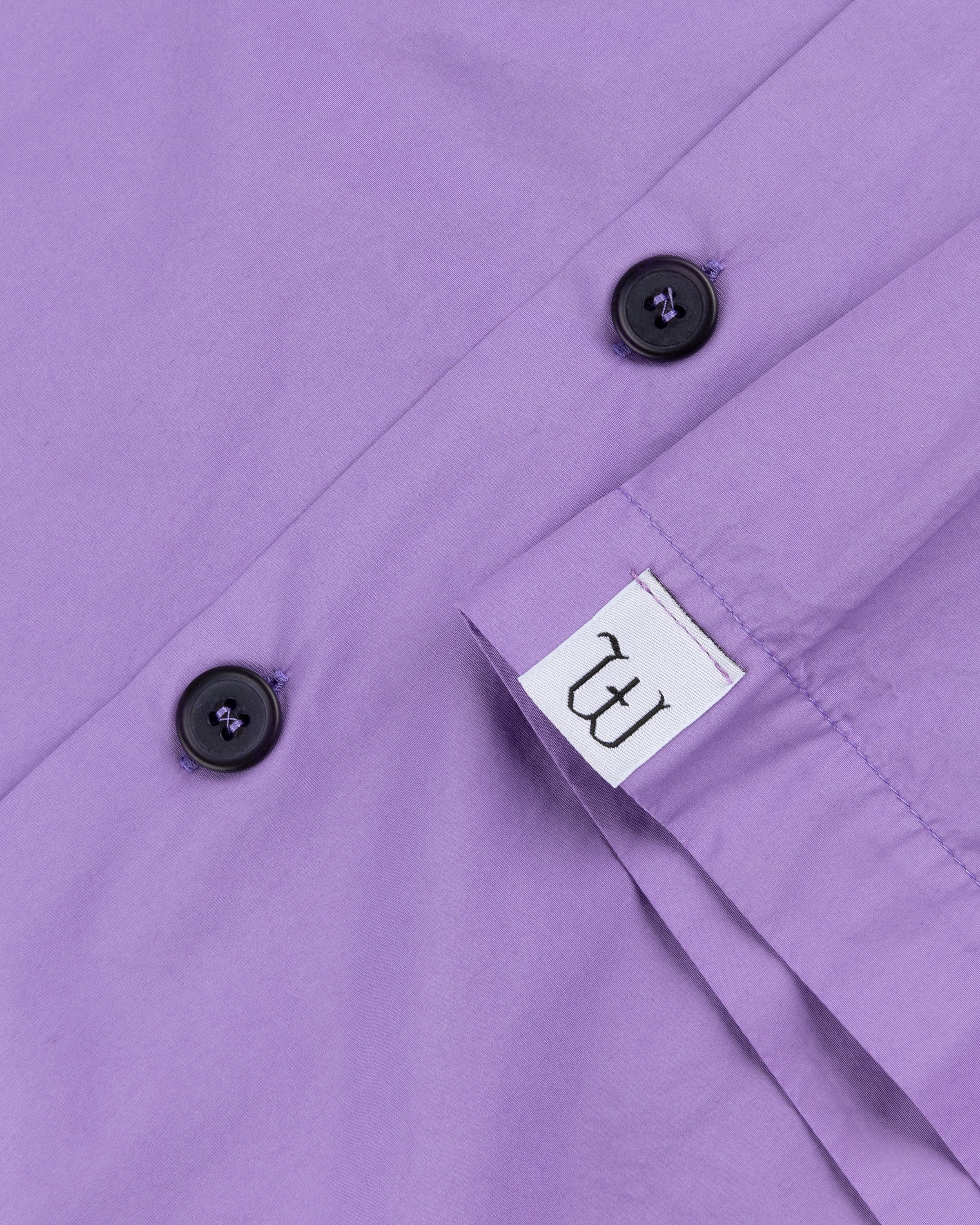 Winnie New York – Cotton Camp Shirt Lavender - Shirts - Purple - Image 5