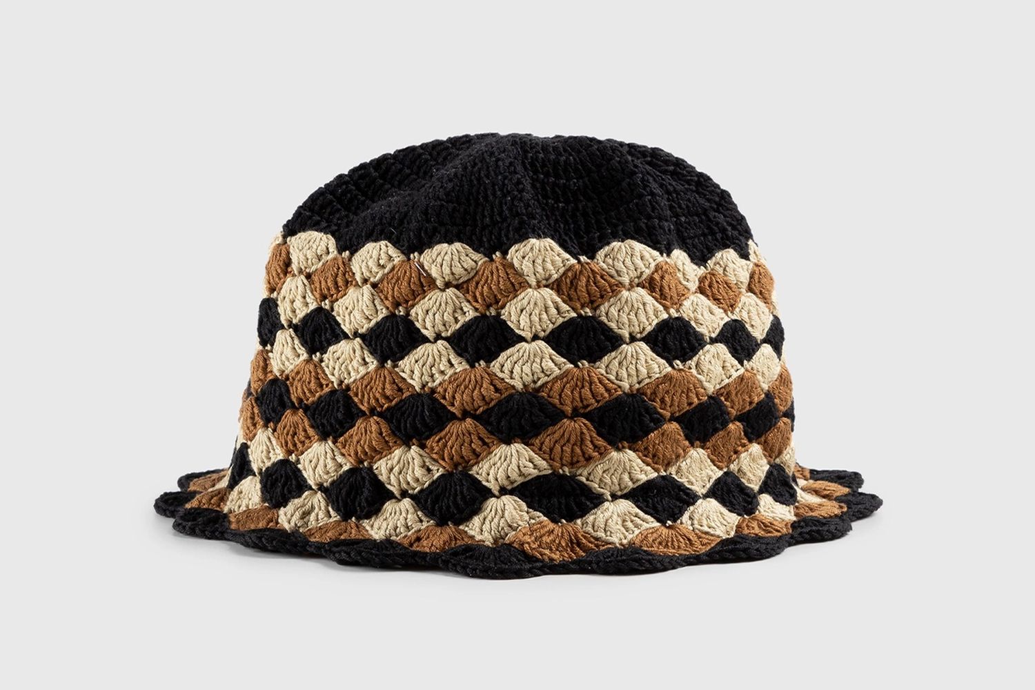 Seashell Stitch Crochet Bucket Hat