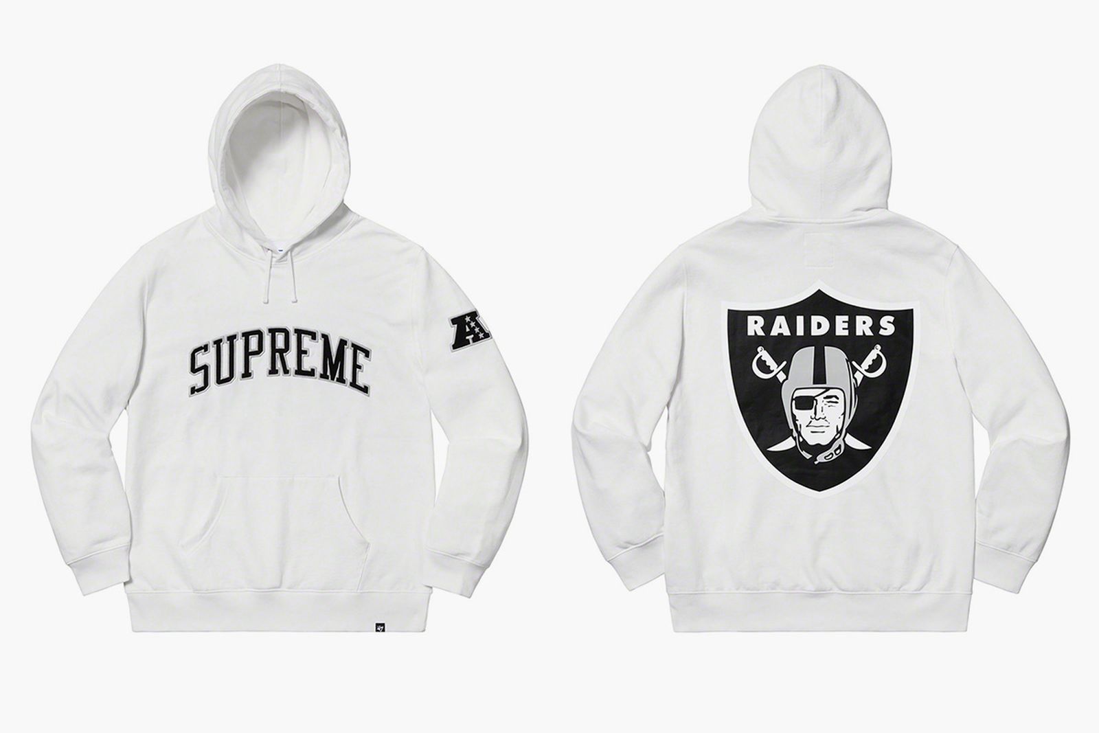 supreme raiders nfl spring 19 collection '47