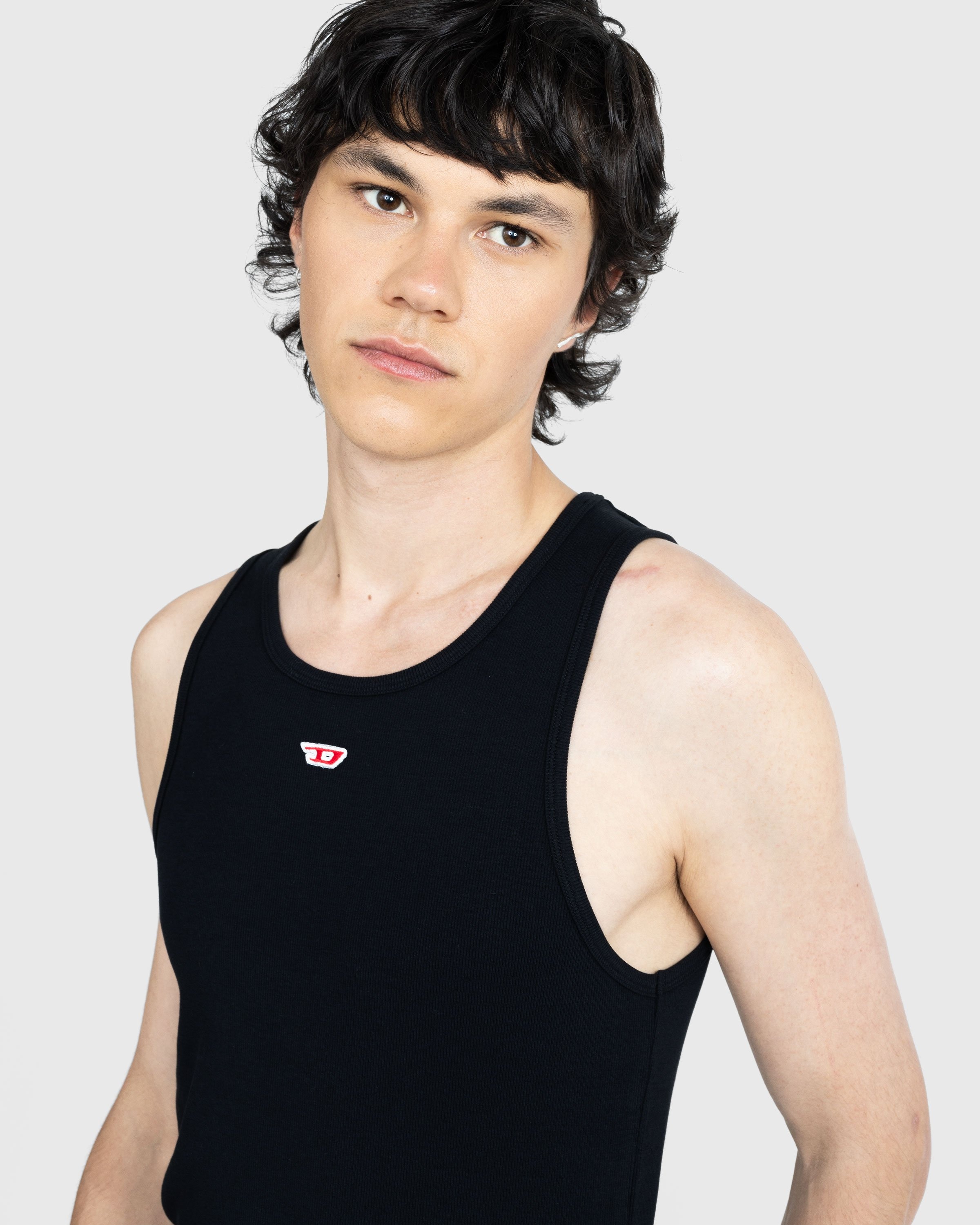 Diesel – T-Lifty-D Tank Top Black - Men Tops - Black - Image 4