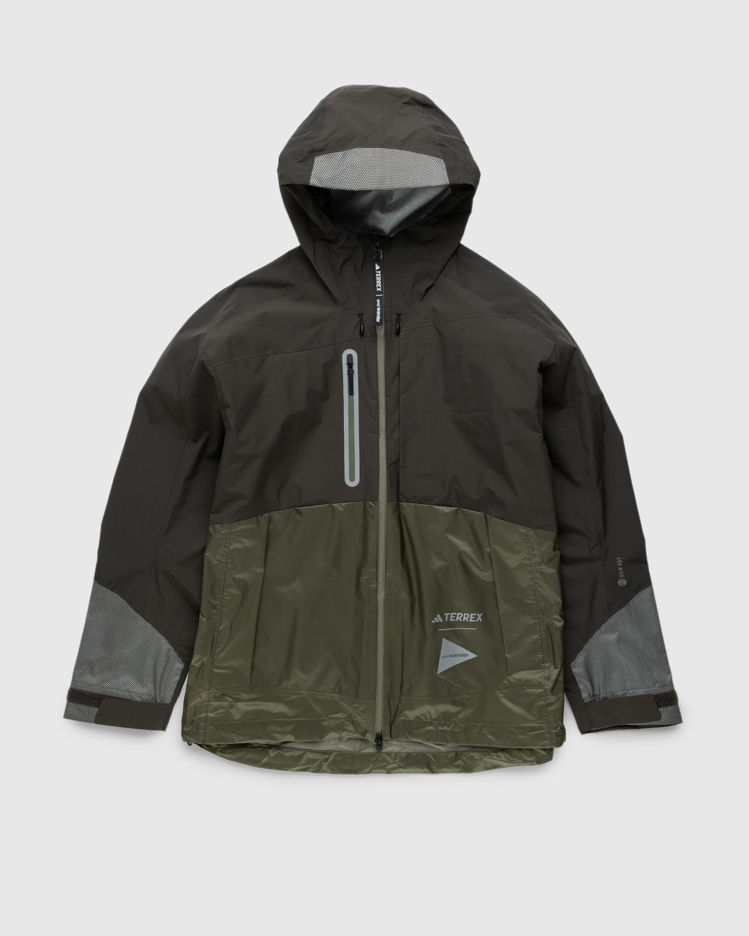 adidas Terrex x And Wander Xploric RAIN.RDY Jacket Shadow Olive/Olive