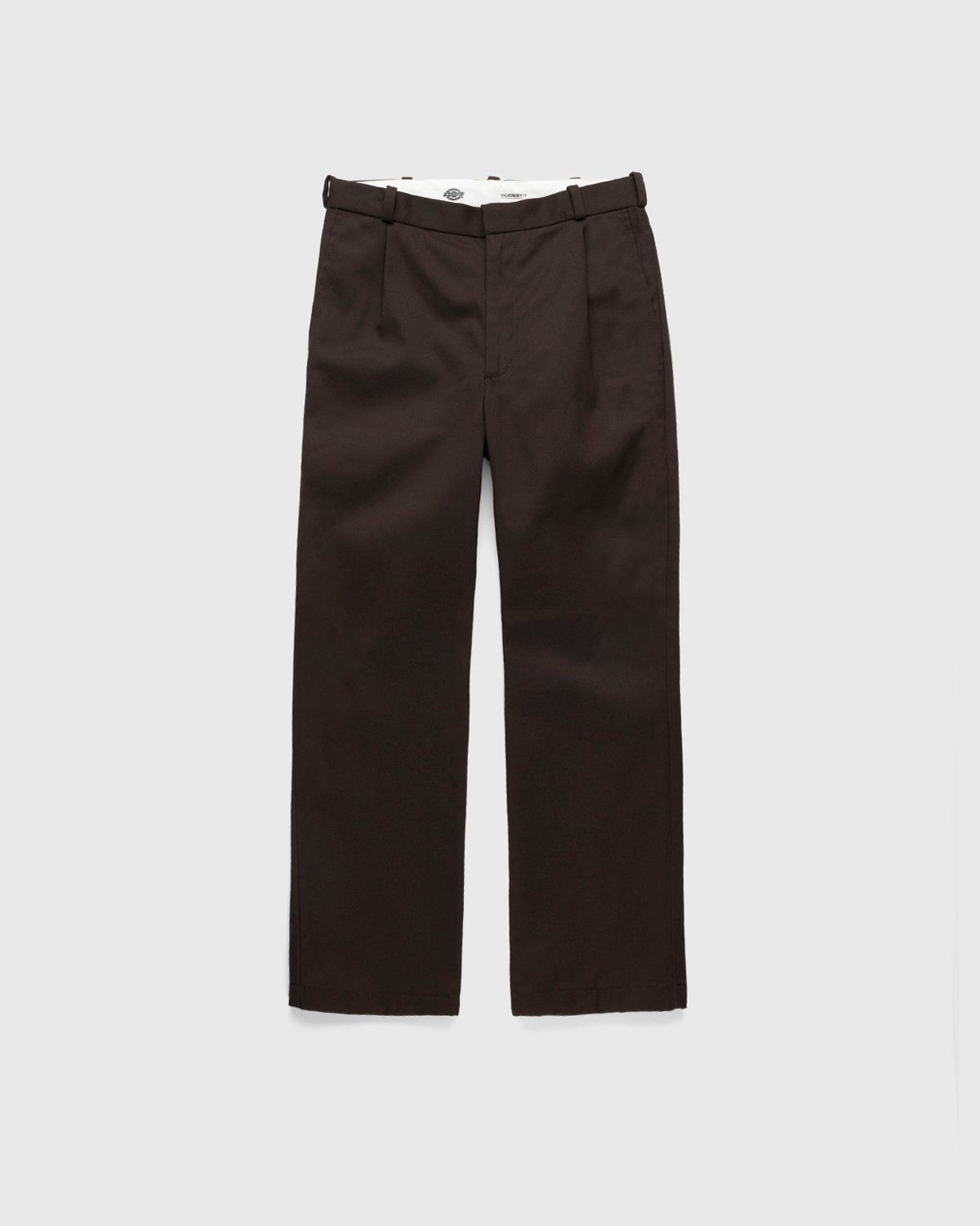 Highsnobiety x Dickies – Pleated Work Pants Dark Brown