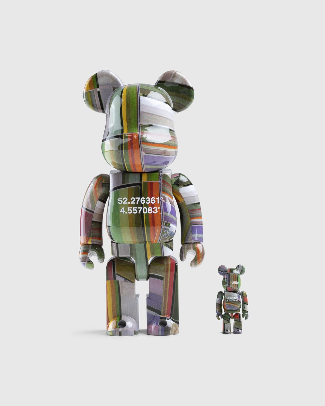 Medicom – Be@rbrick Benjamin Grant Overview Lisse 100% and 400% Set Multi - Toys - Multi - Image 1