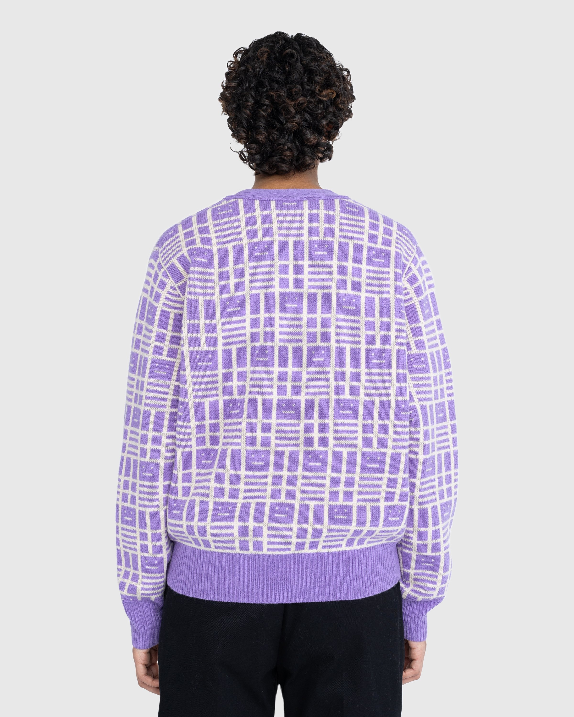 Acne studios purple sweater top