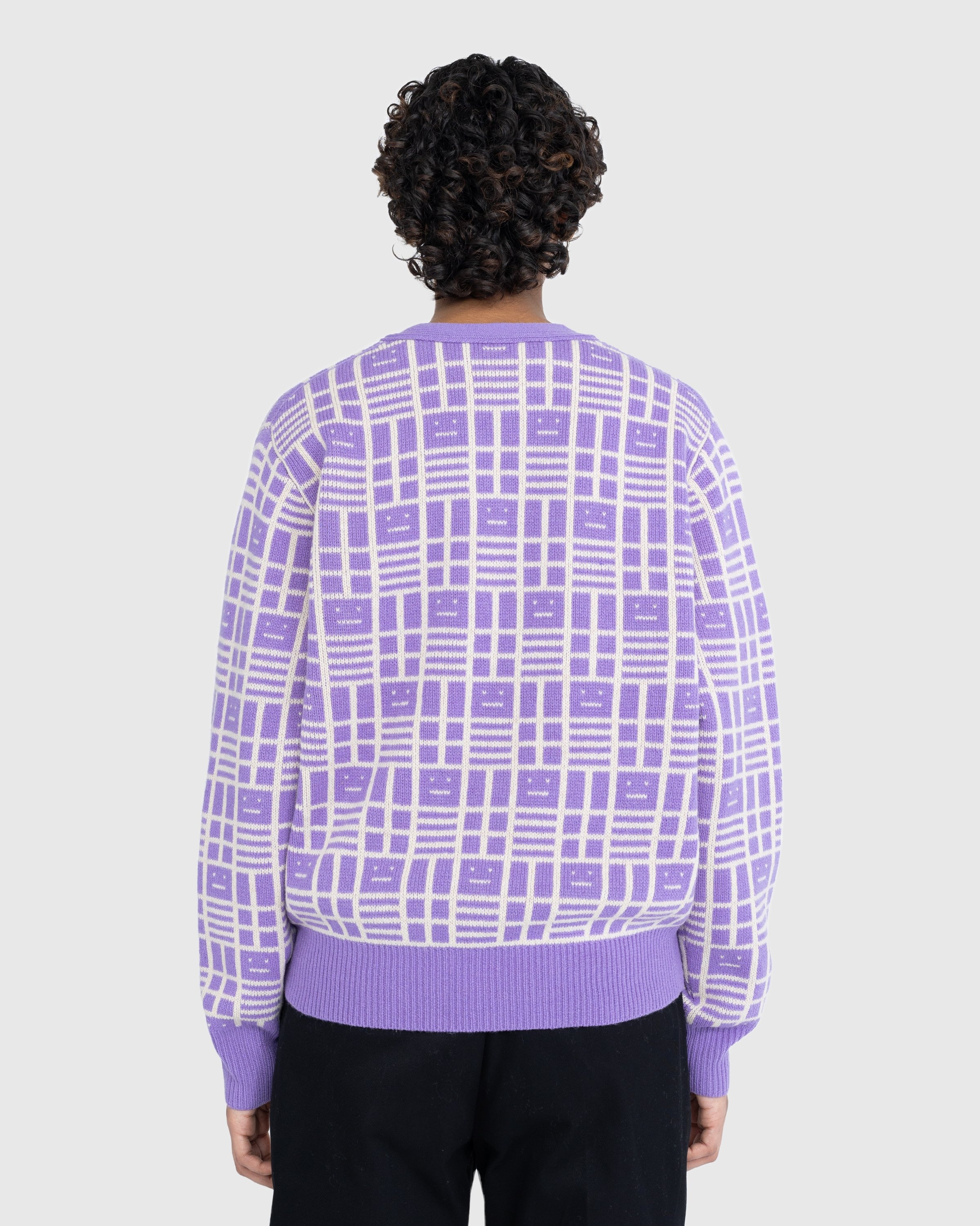 Acne Studios - Face logo canvas jacket - Smoky Purple