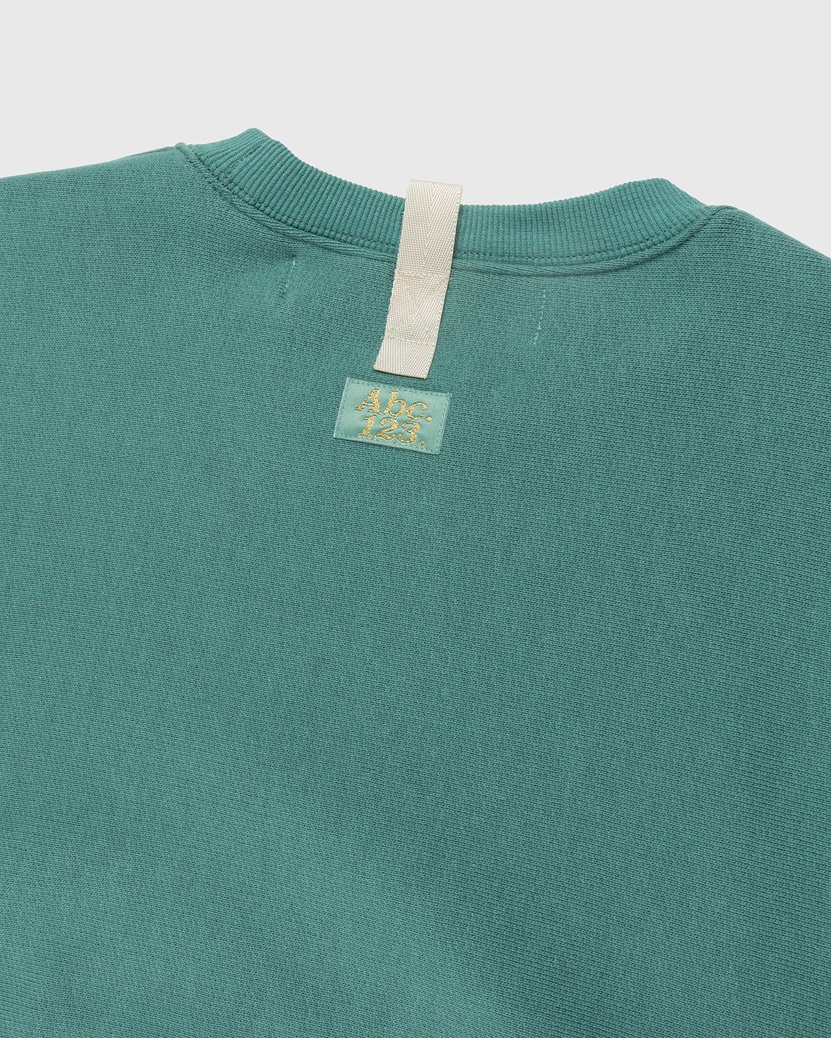 Abc. – French Terry Crewneck Sweatshirt Apatite - Sweatshirts - Green - Image 3