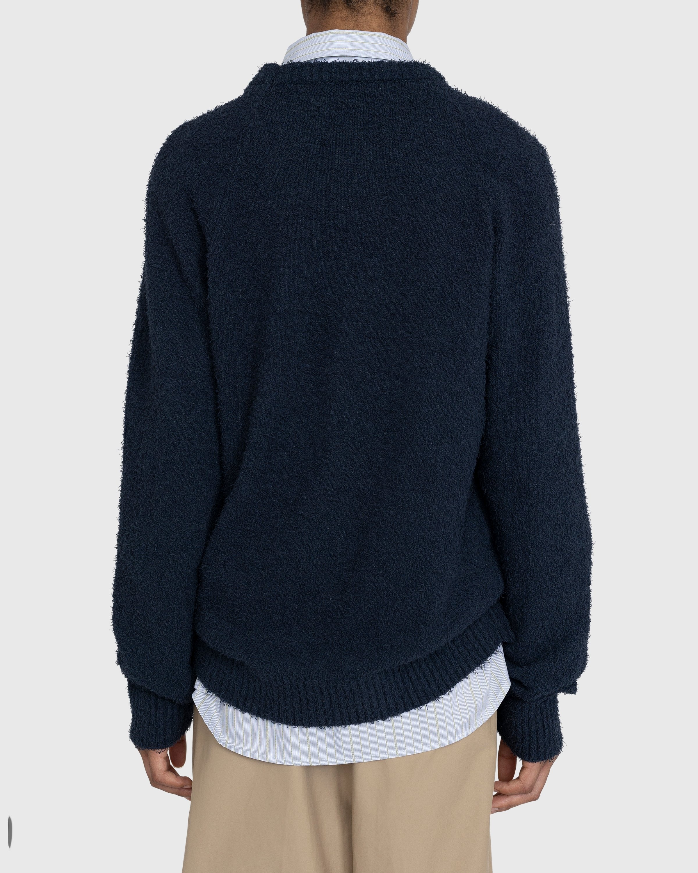 Highsnobiety – Raglan Crewneck Sweater Black - Knitwear - Black - Image 3
