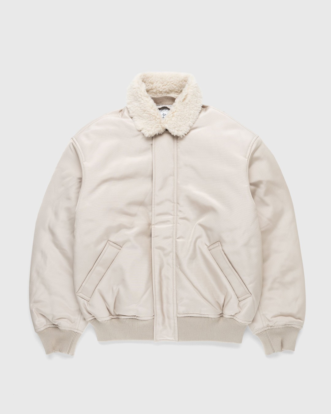Acne Studios – Shearling Collar Jacket Beige - Outerwear - Beige - Image 1