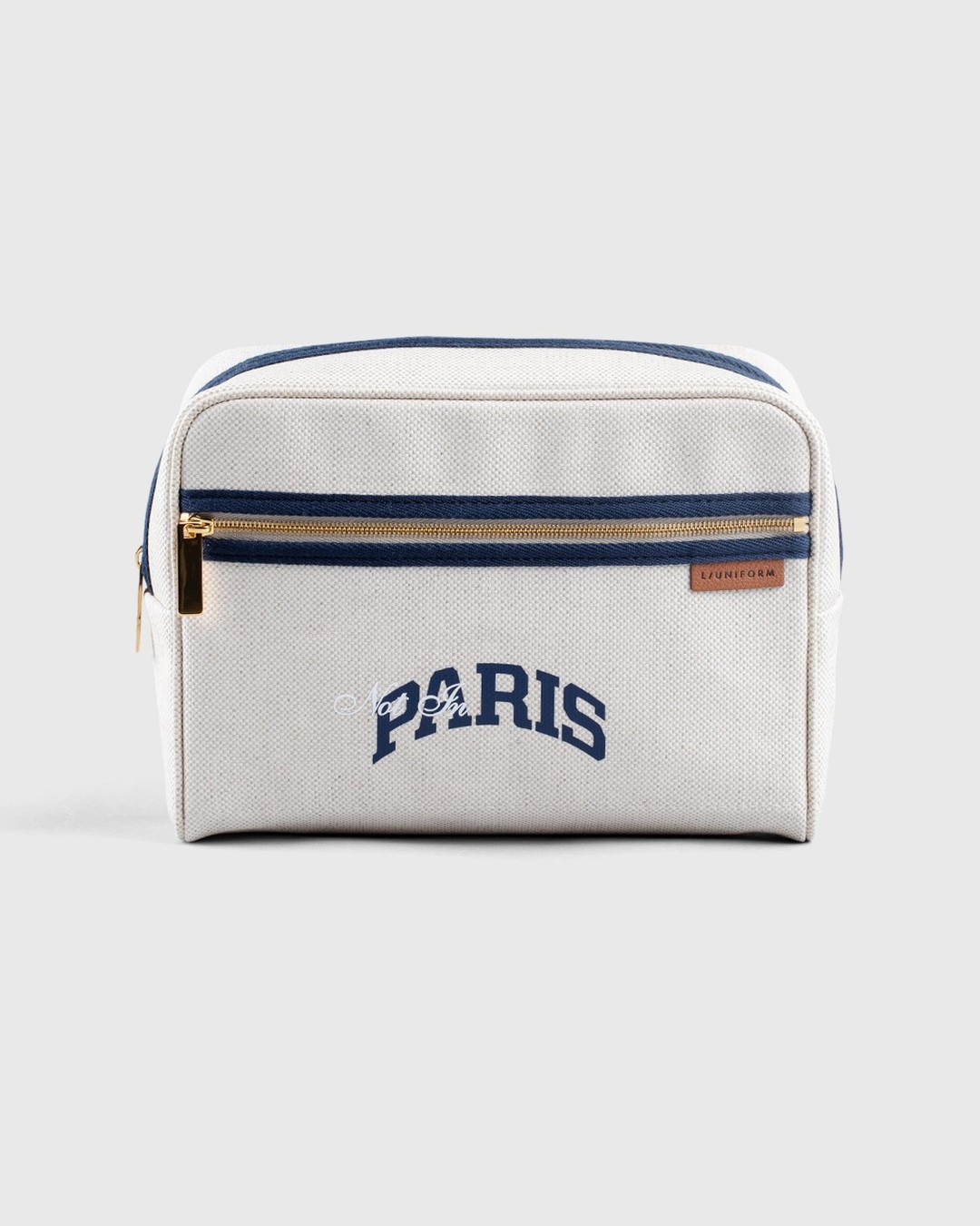 L/UNIFORM x Highsnobiety – Toiletry Bag - Bags - Beige - Image 1