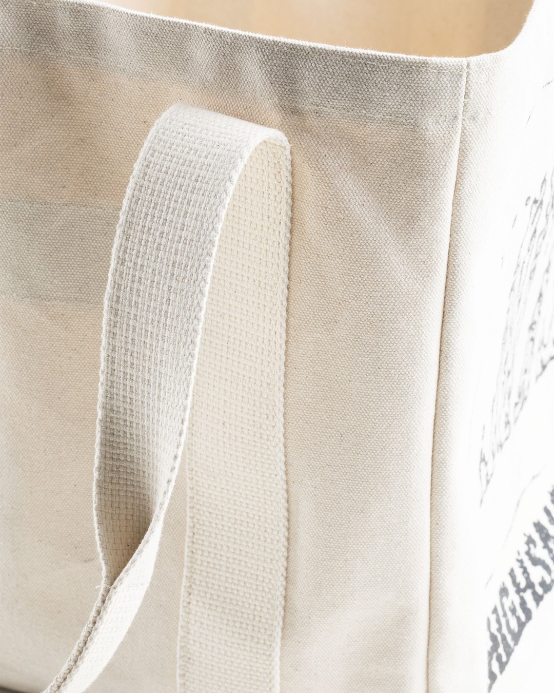 NTS x Highsnobiety – Record Storage Canvas Bag Natural - Bags - Natural - Image 6