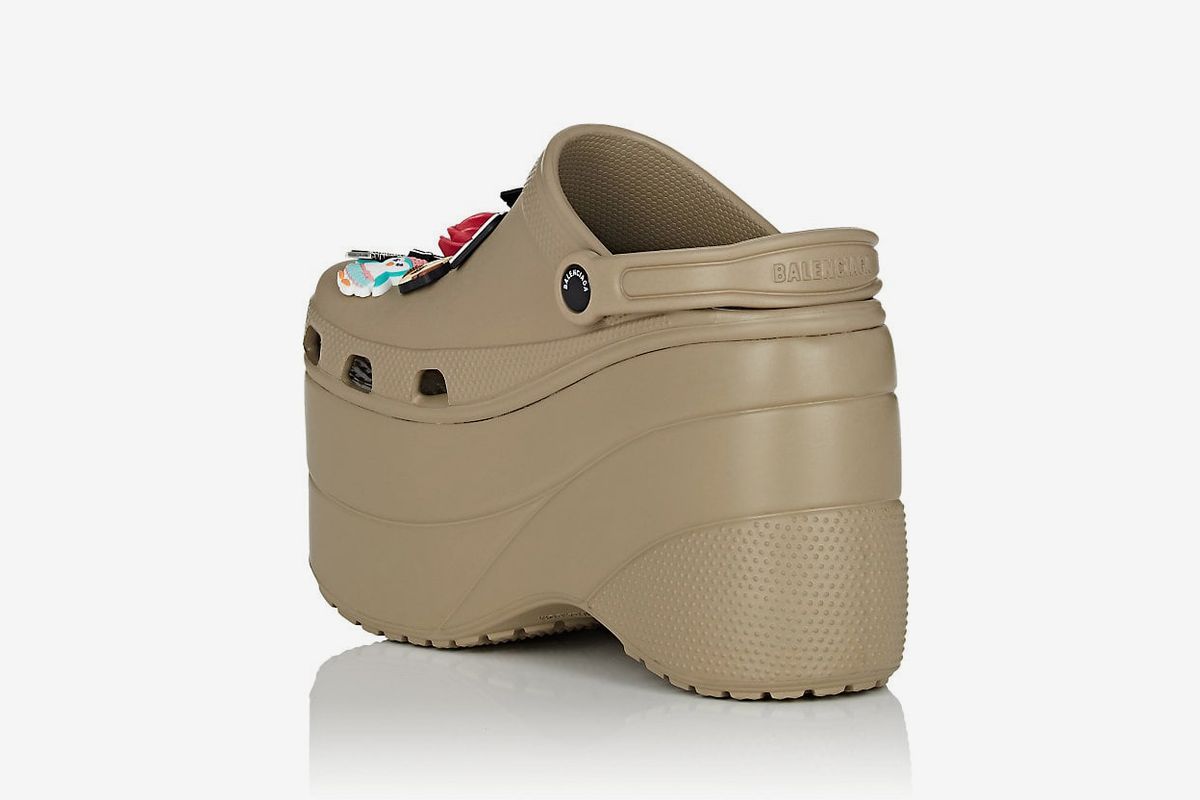 balenciaga platform crocs price