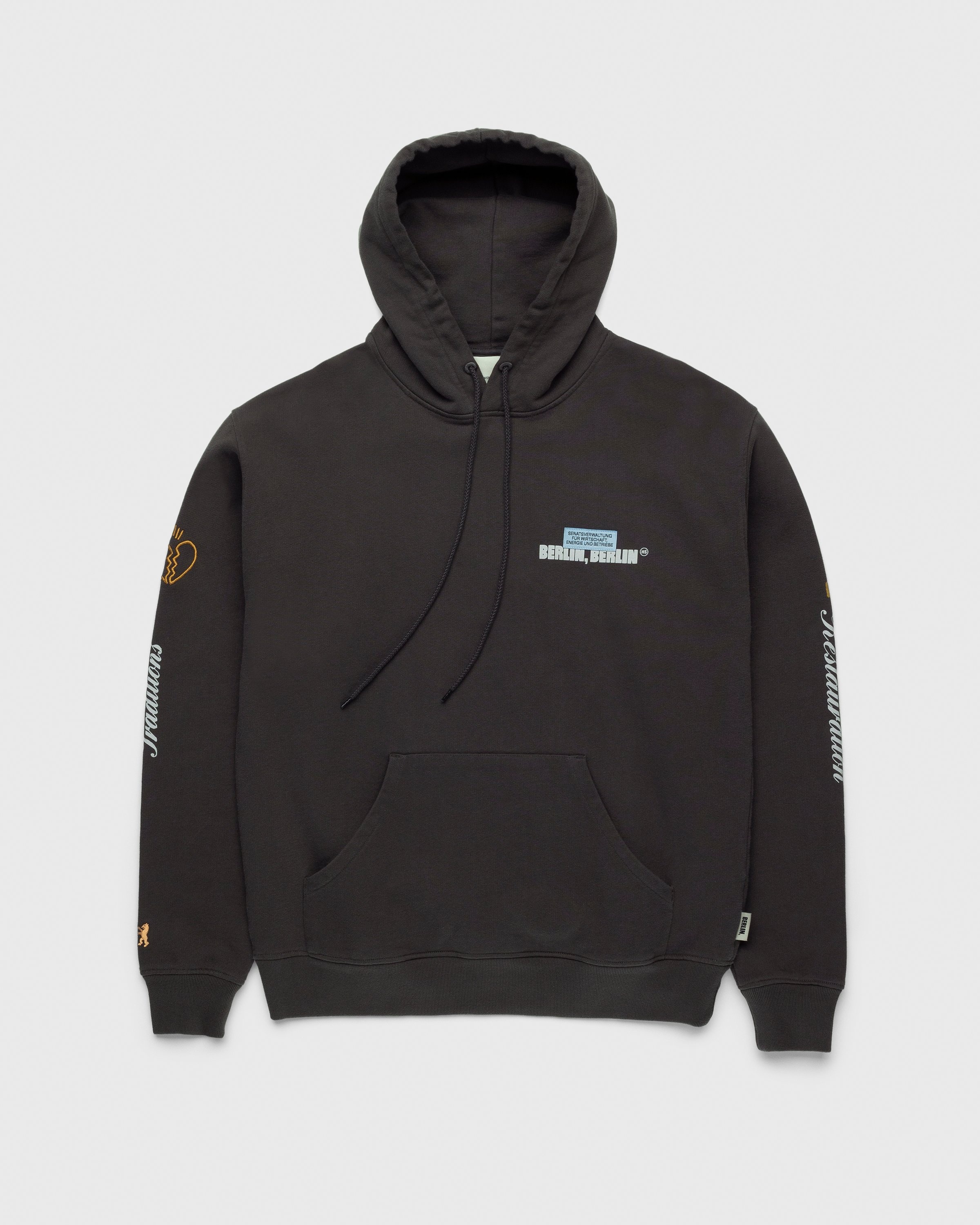 Highsnobiety – BERLIN, BERLIN 3 Hoodie Grey - Sweats - Black - Image 2