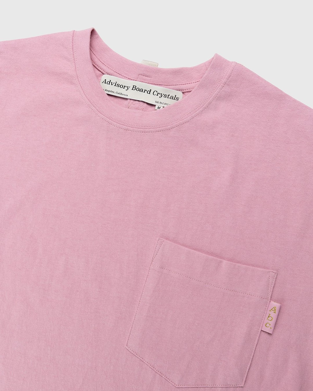 Abc. – Short-Sleeve Pocket Tee Morganite - Tops - Pink - Image 4