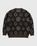 Patta – Wall Flower Knitted Zip Cardigan Chestnut/Dark Gull Grey - Knitwear - Brown - Image 2