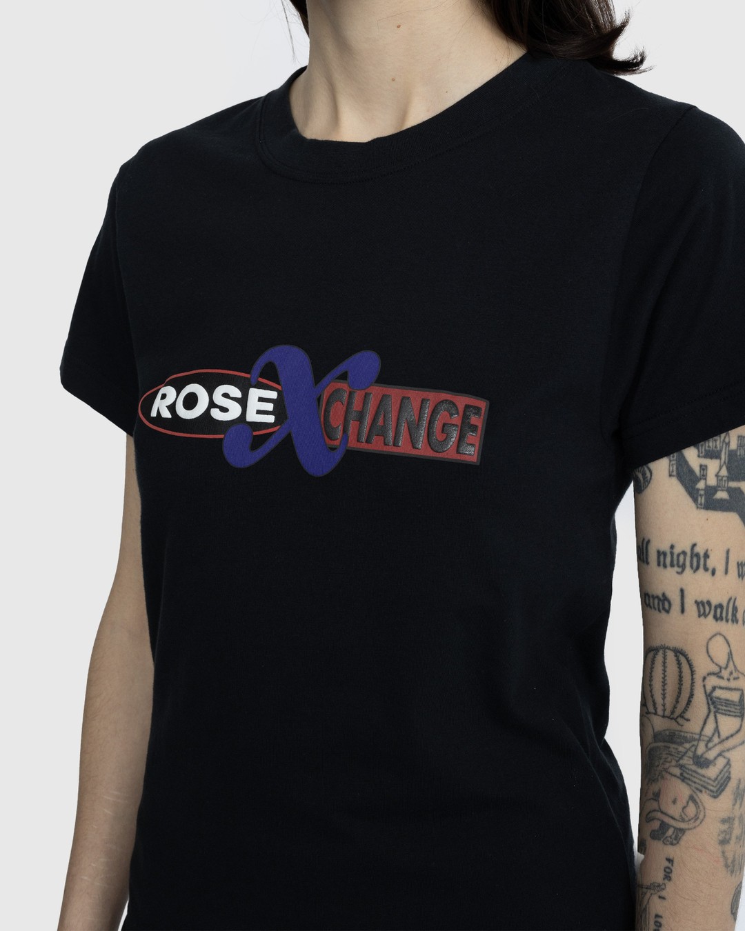 Martine Rose – Shrunken T-Shirt Black - T-shirts - Black - Image 5