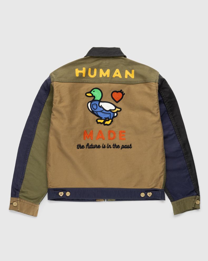 Zip-Up Work Jacket Navy