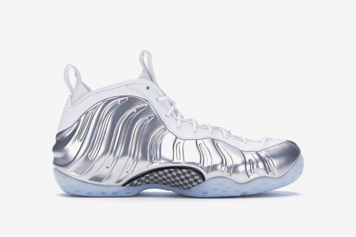 foamposite 17 Air Foamposite One Chrome White (W) nike foamposite