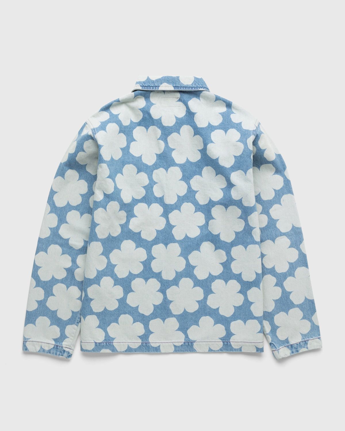 Kenzo – Hana Dots Denim Overshirt Sky Blue - Shirts - Blue - Image 2