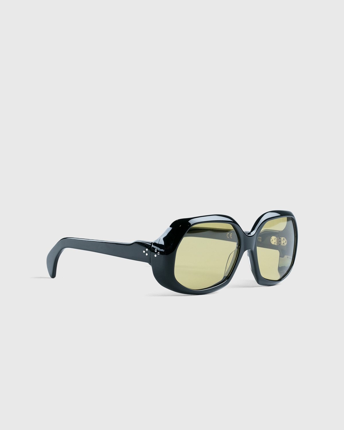 Port Tanger – Yamina Black Warm Olive Lens - Sunglasses - Black - Image 2