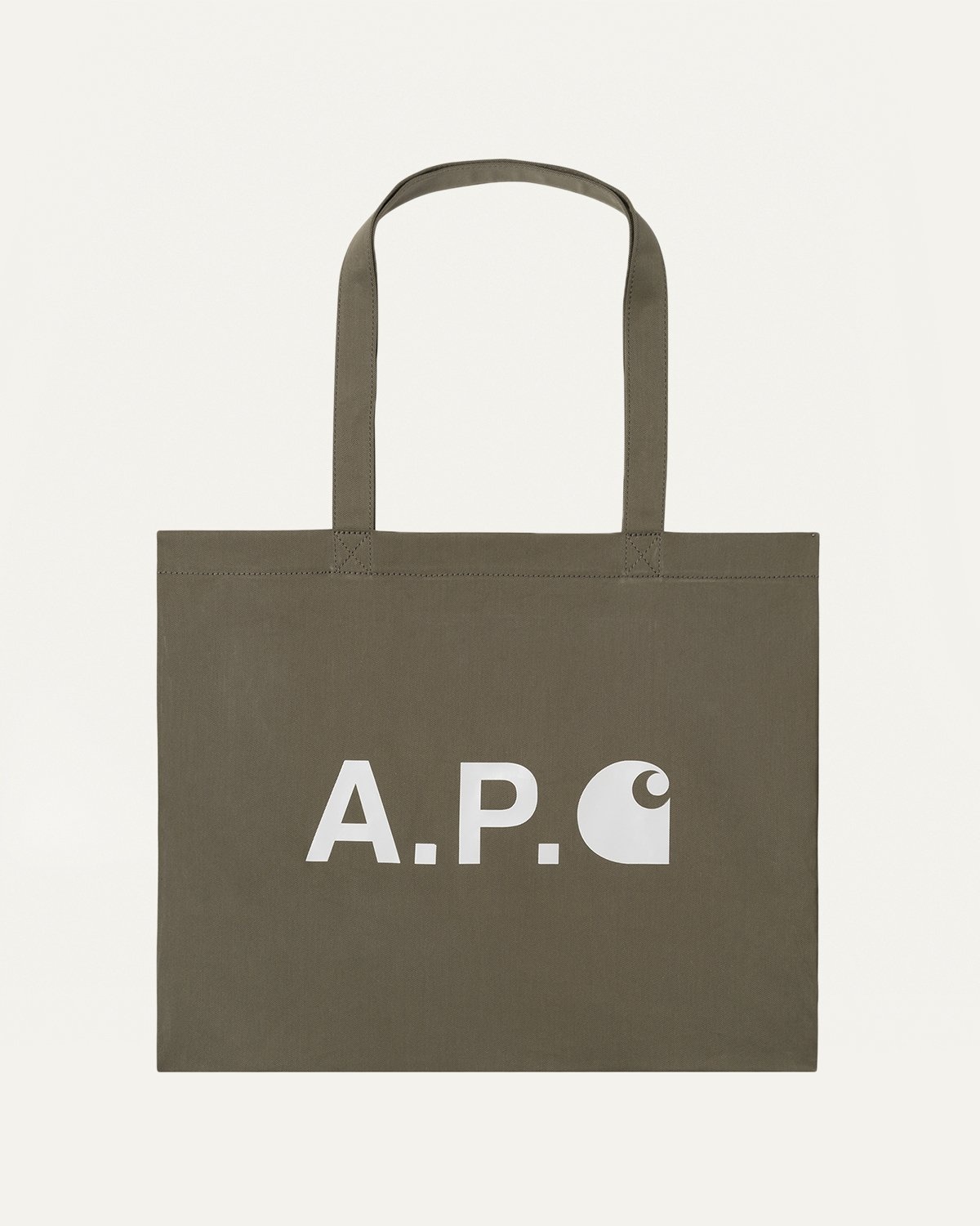 Carhartt WIP x A.P.C. – Alan Shopping Bag - Bags - Green - Image 1