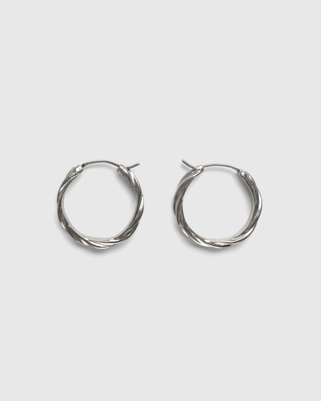 Maison Margiela – Timeless Hoop Earrings Silver - Jewelry - Silver - Image 1
