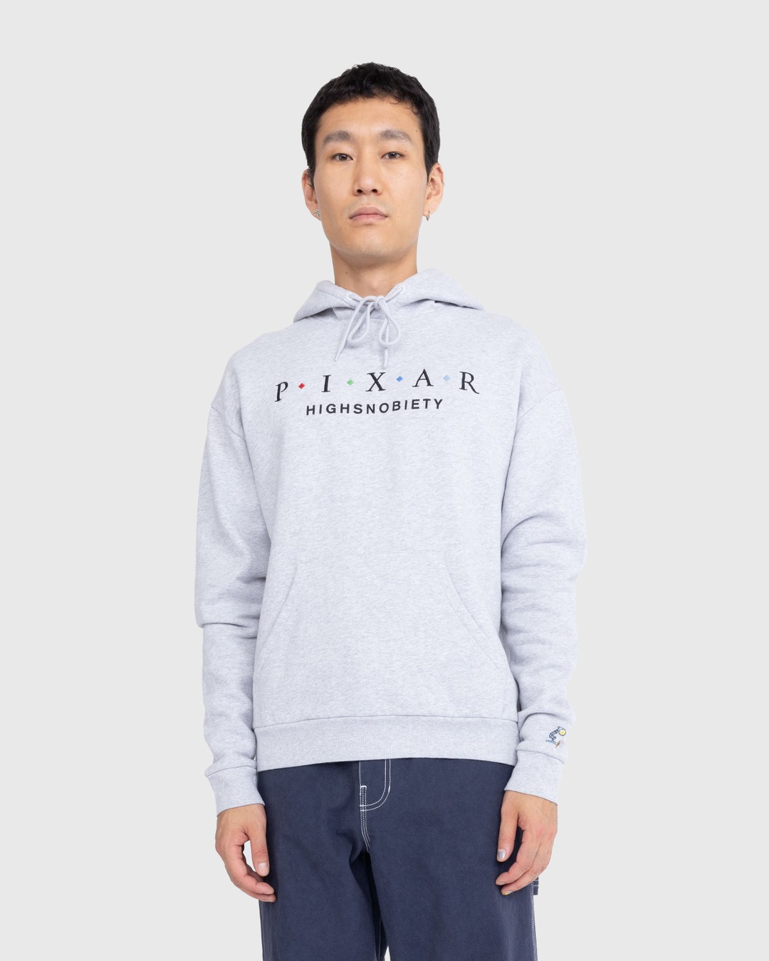 Highsnobiety x Pixar – Logo Hoodie Gray  - Sweats - Grey - Image 3