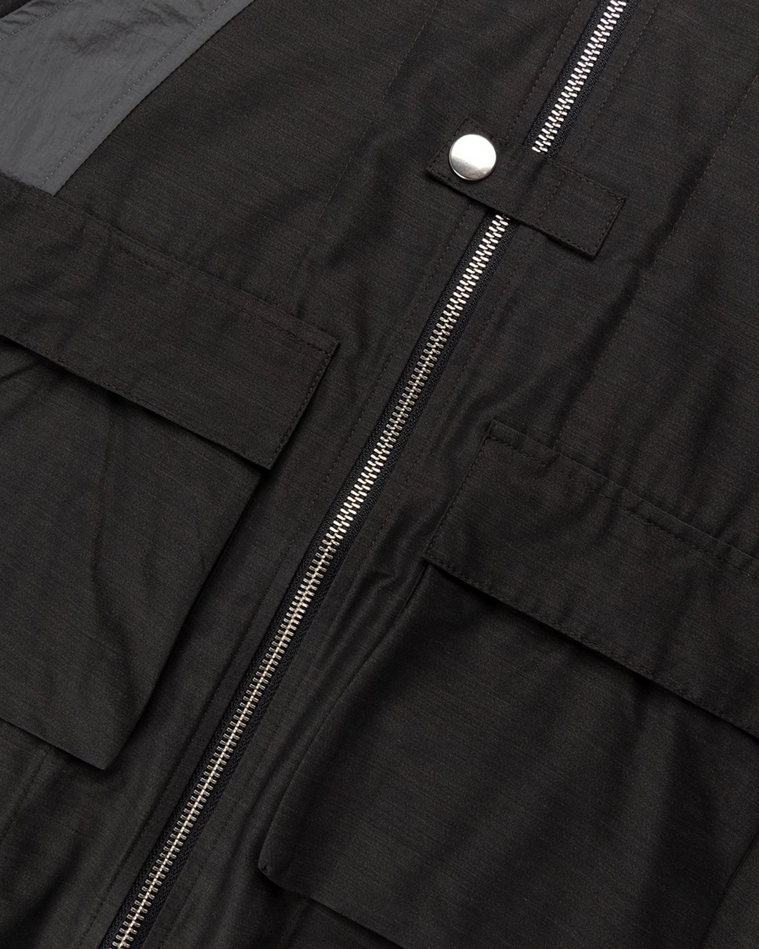 Arnar Mar Jonsson – Hraun Paneled Tracktop Charcoal - Outerwear - Brown - Image 3