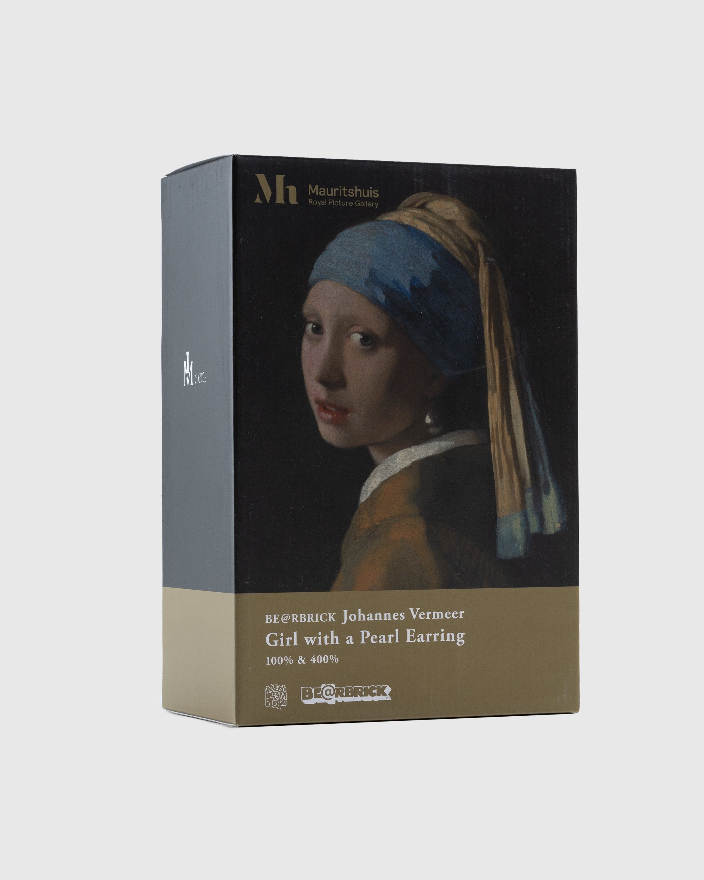 Medicom – BE@RBRICK Johannes Vermeer「Girl with a Pearl Earring」 100% & 400% - Toys - Multi - Image 4