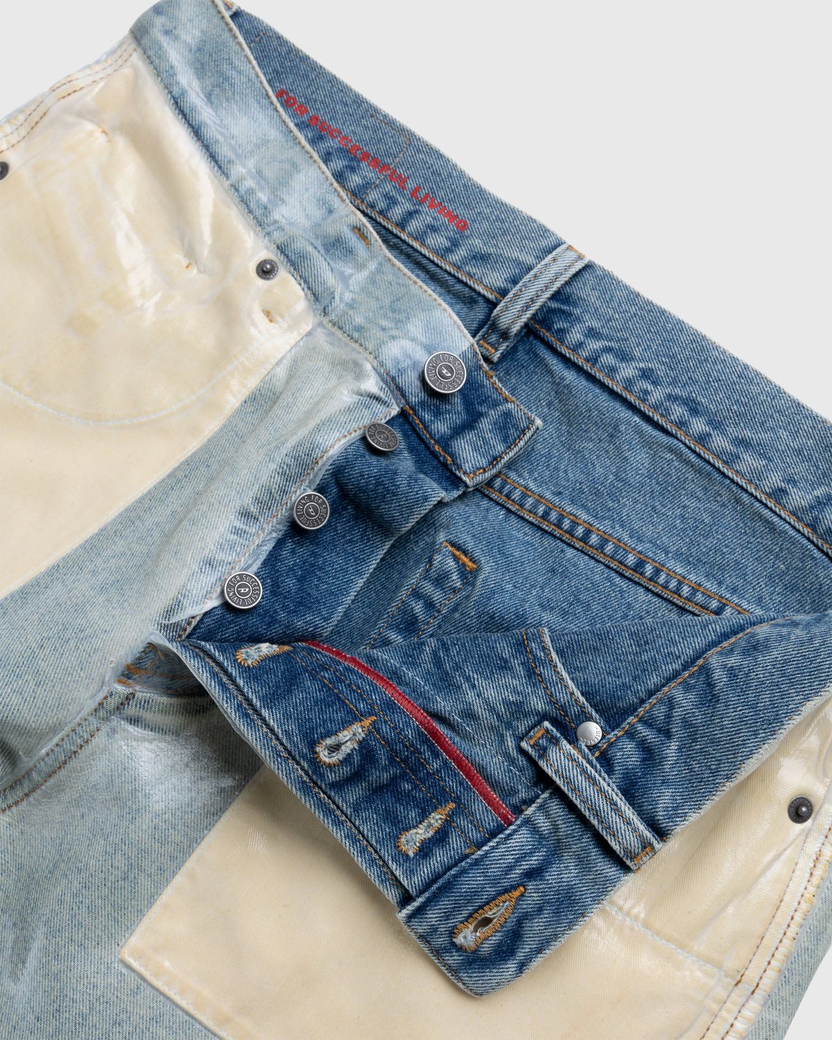 Diesel Blue Cotton Straight-Leg Jeans main image 0