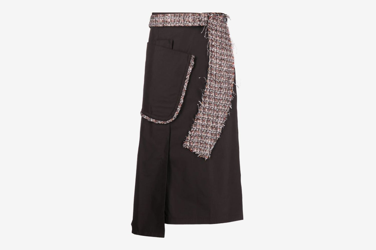 Moylita Tweed-Detail Skirt