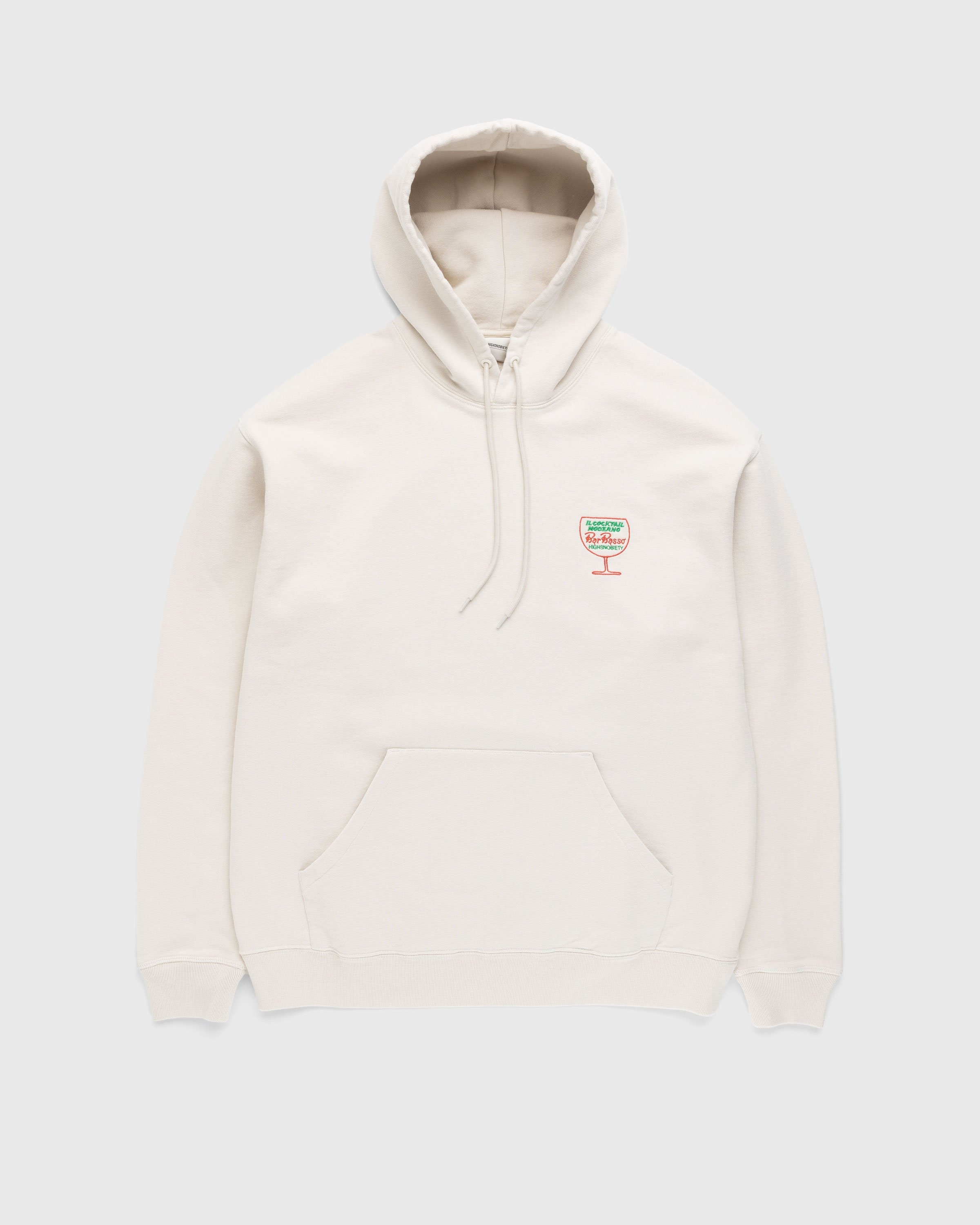 Bar Basso x Highsnobiety – Logo Hoodie Eggshell - Sweats - Beige - Image 2