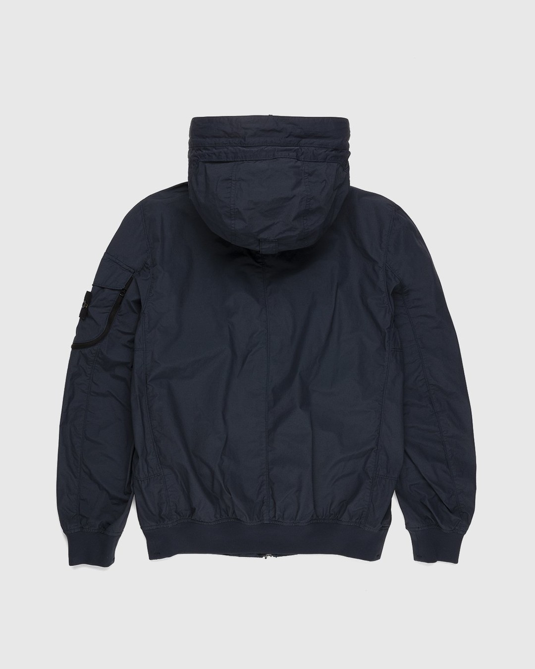 Stone island deals blue bomber jacket