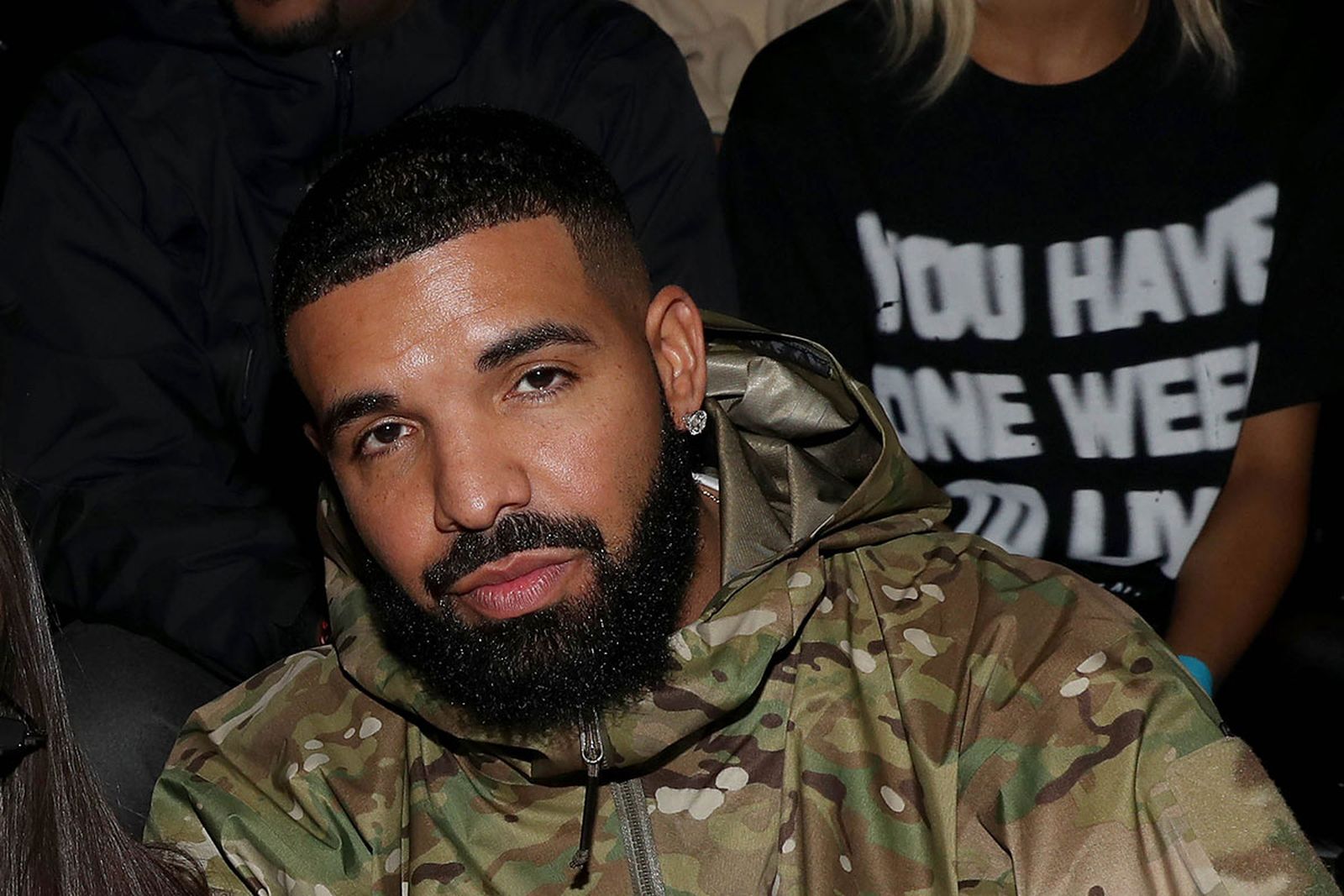 Drake attends the Nike 2020 Tokyo Olympic collection fashion show