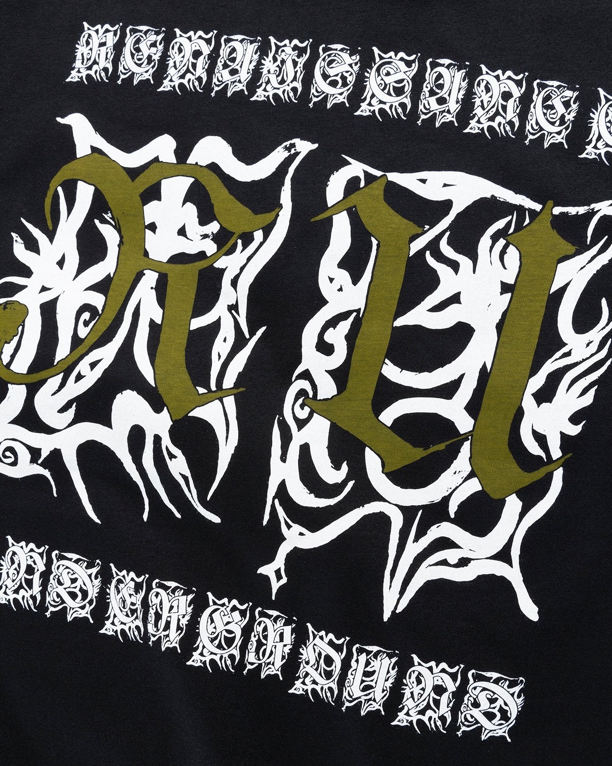 Carhartt WIP x Herrensauna – Logo T-Shirt Black White Cypress - Tops - Black - Image 3