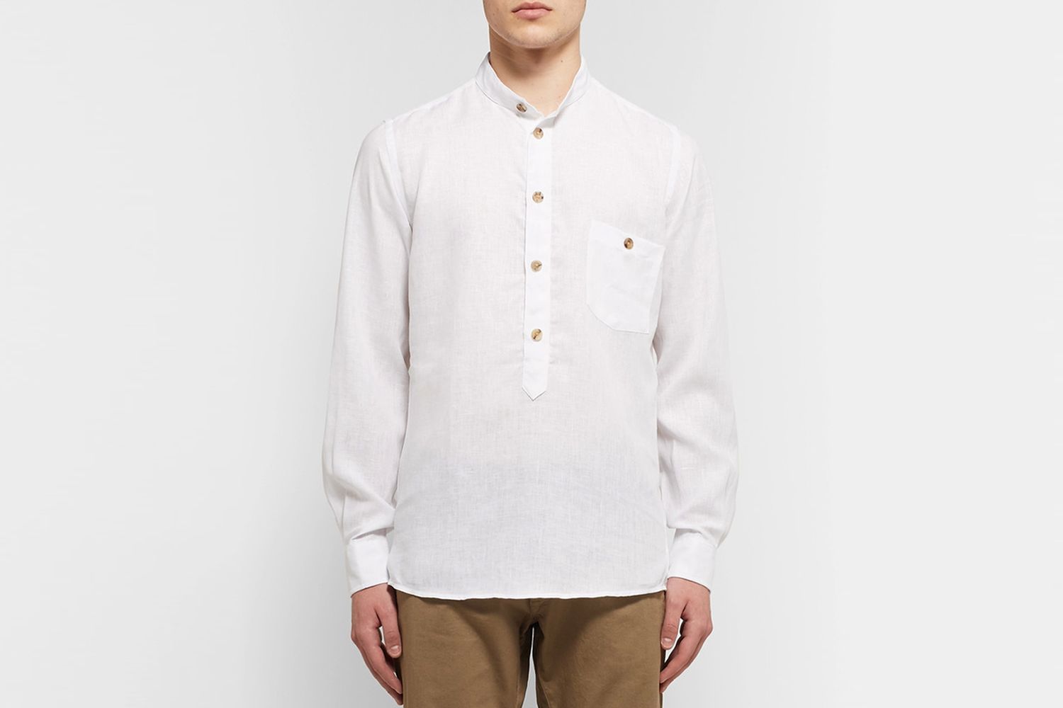 Pullover Linen Shirt