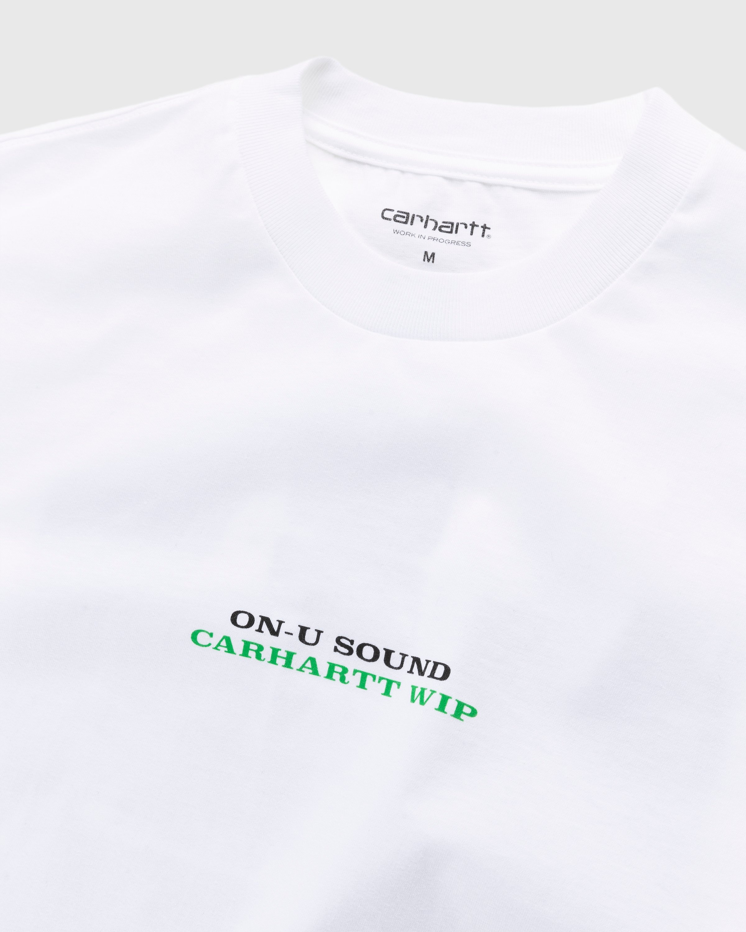 Carhartt WIP – On-U Sound T-Shirt White - Tops - White - Image 4