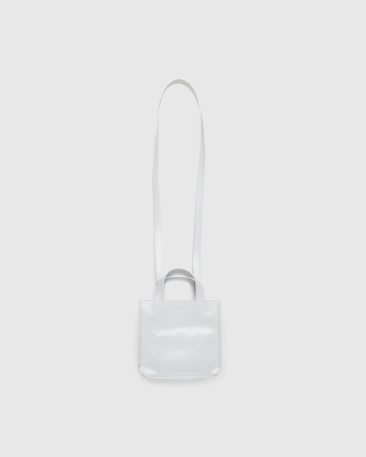 Acne Studios – Mini Logo Tote Bag White - Bags - White - Image 1
