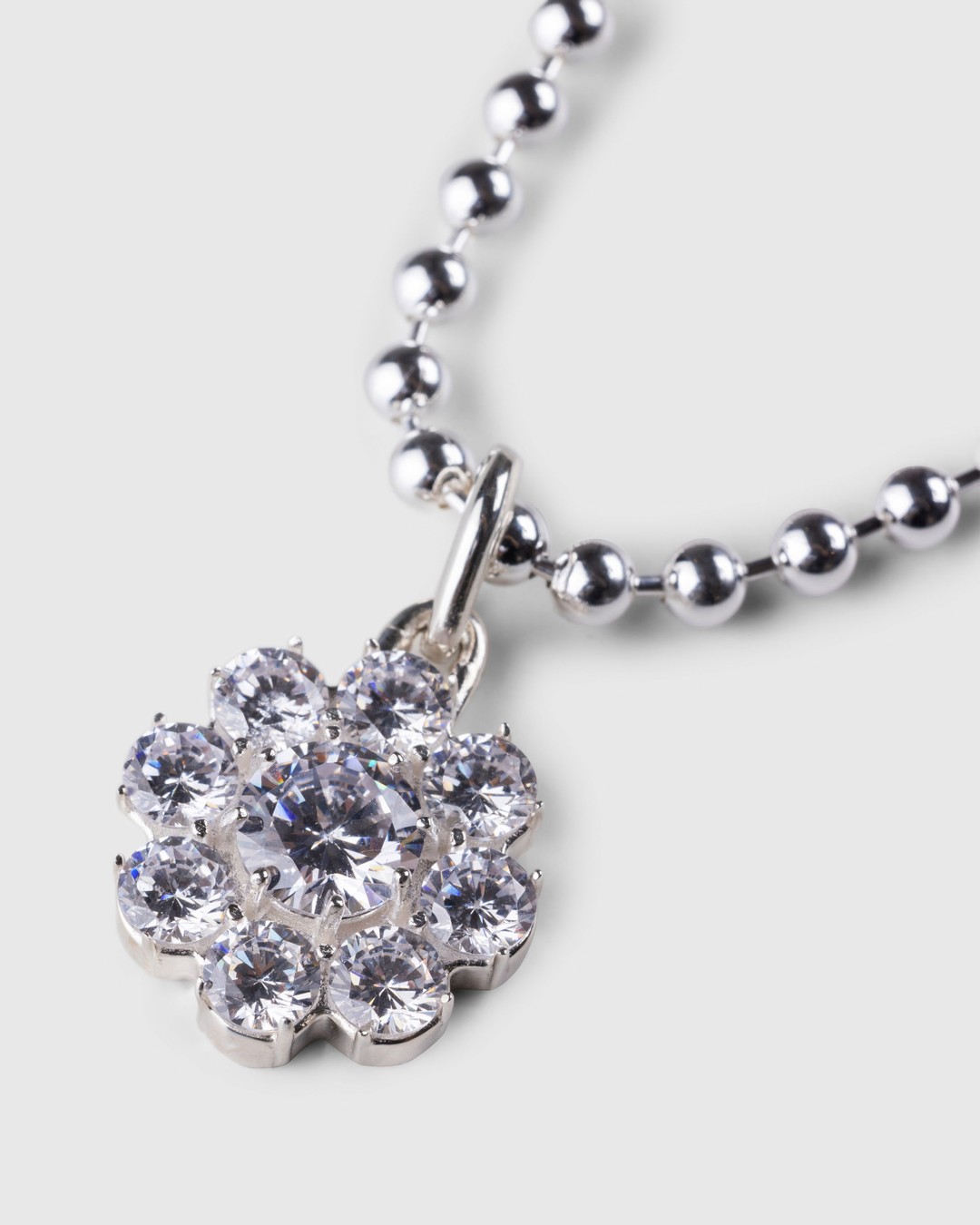Hatton Labs – Daisy Pendant Necklace Silver/White - Jewelry - Multi - Image 2