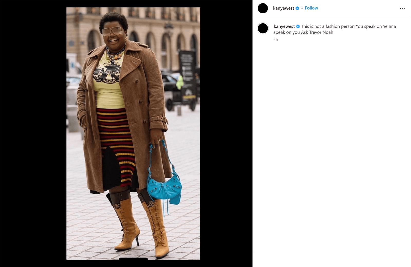 kanye west yzy szn gabrielle harassment instagram (1)