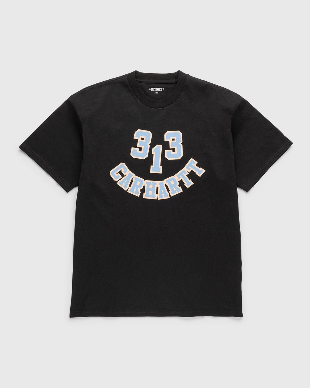 Carhartt WIP – 313 Smile T-Shirt Black - T-shirts - Black - Image 1