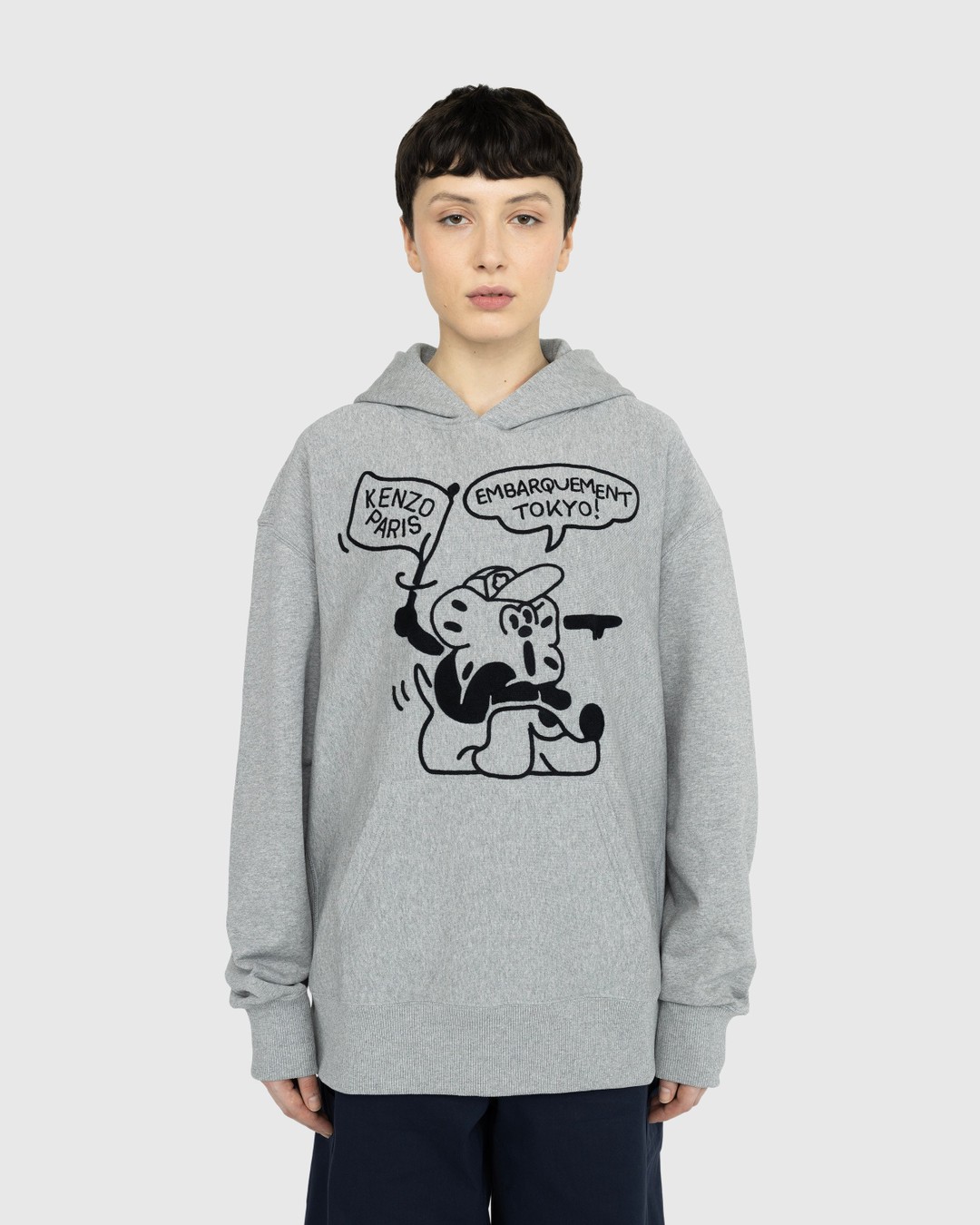 Kenzo – ‘BOKE Boy’ Travels Oversized Hoodie - Sweats - Grey - Image 2