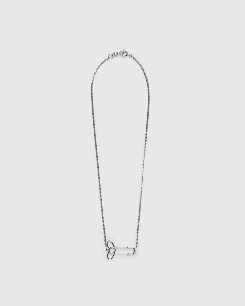 Penis Pendant Necklace Silver