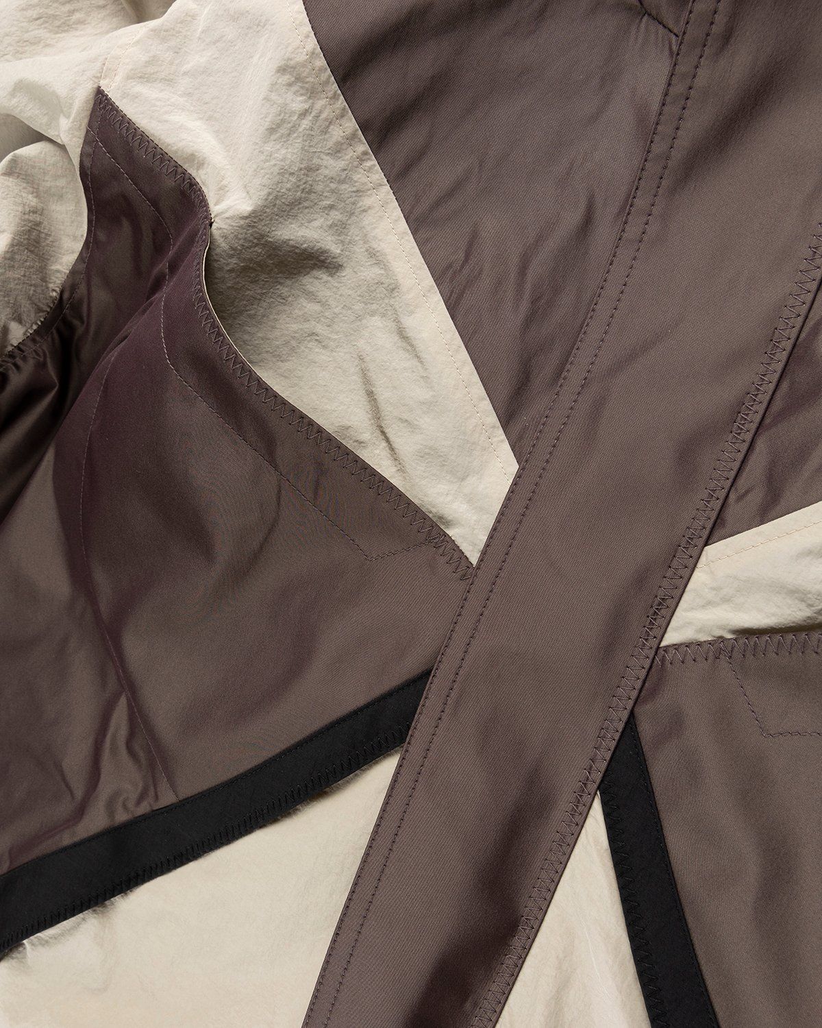Arnar Mar Jonsson – Texlon Composition Outerwear Jacket Beige Chocolate Black - Outerwear - Black - Image 5