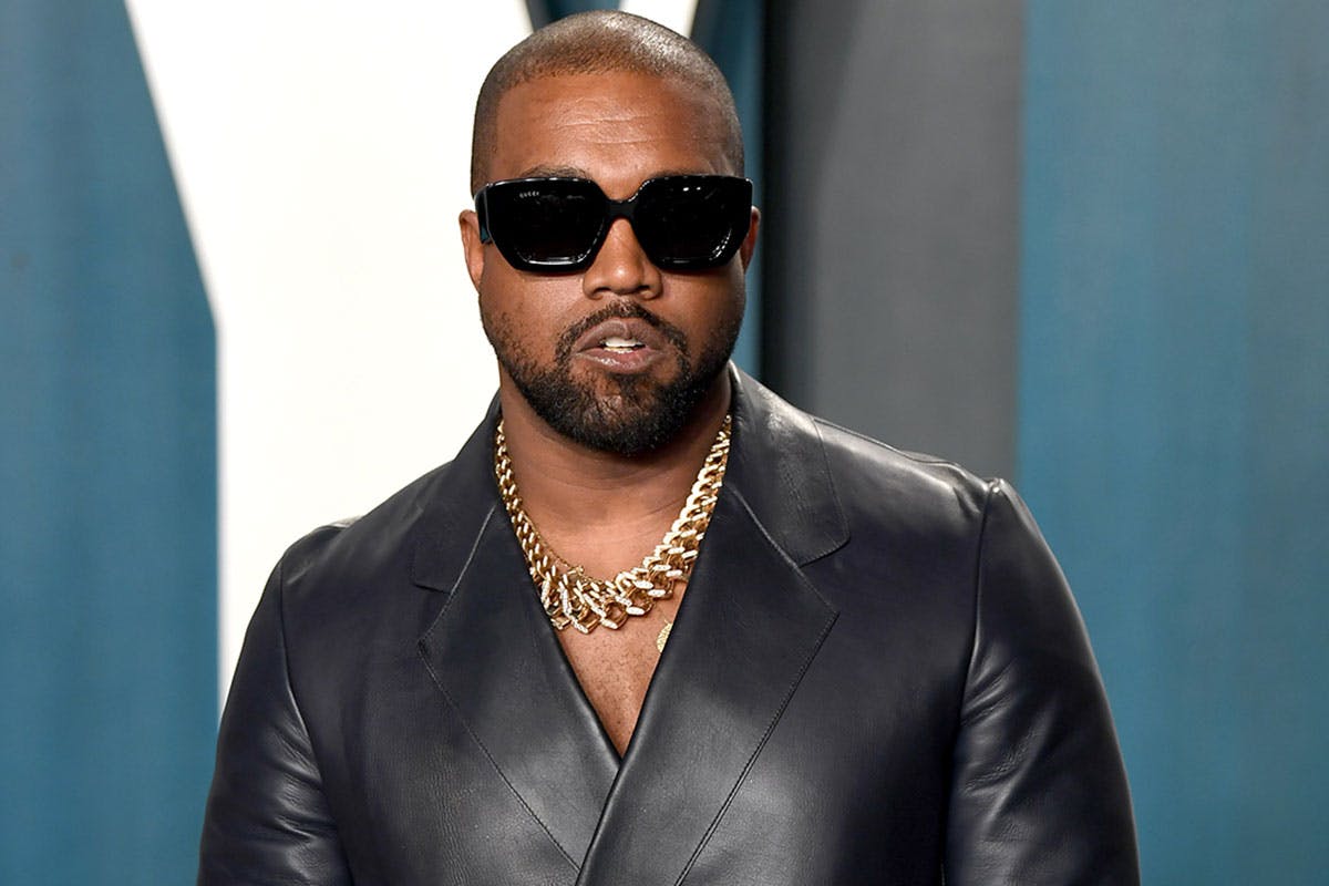 anye West attends the 2020 Vanity Fair Oscar Party