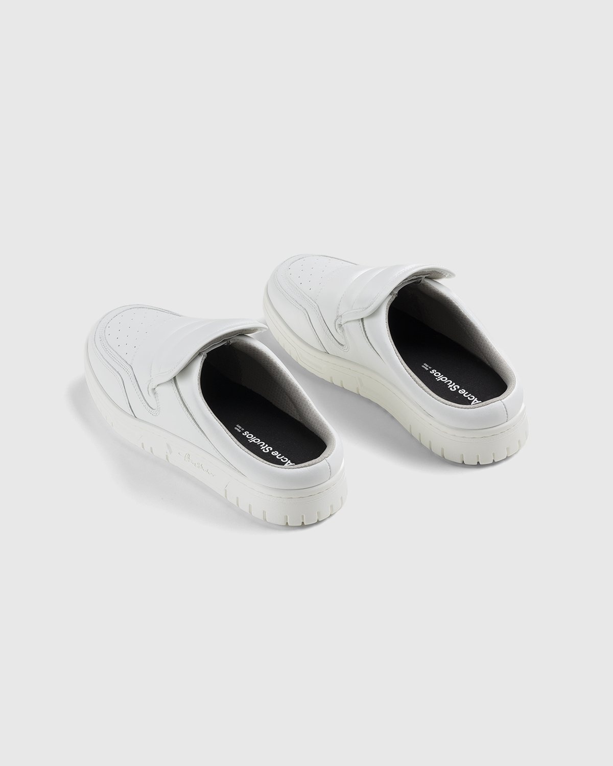 Acne Studios – Cow Leather Mule White - Mules - White - Image 4