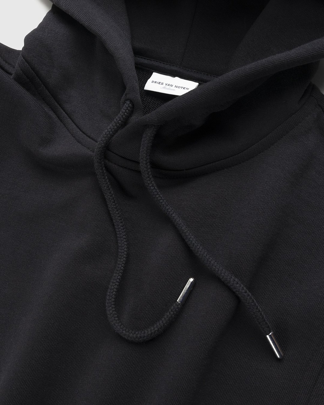 Dries van Noten – Hallom Cotton Hoodie Black - Sweats - Black - Image 5