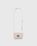Acne Studios – Mini Crossbody Face Bag Light Beige/Purple